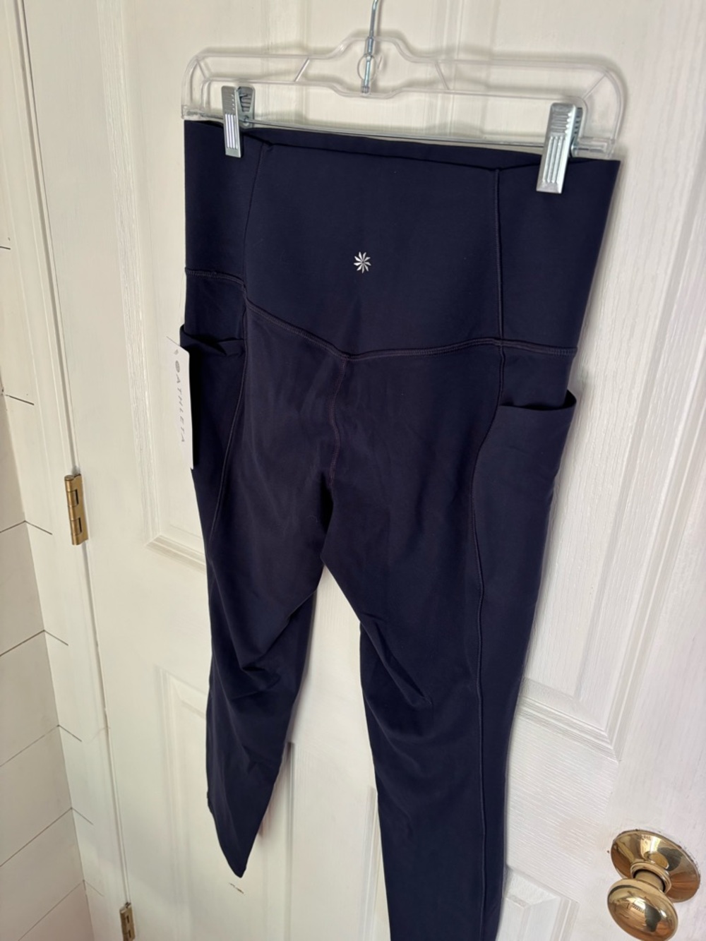 Athleta NWT High Rise Leggings Navy Blue Yoga Workout Athletic Pants”